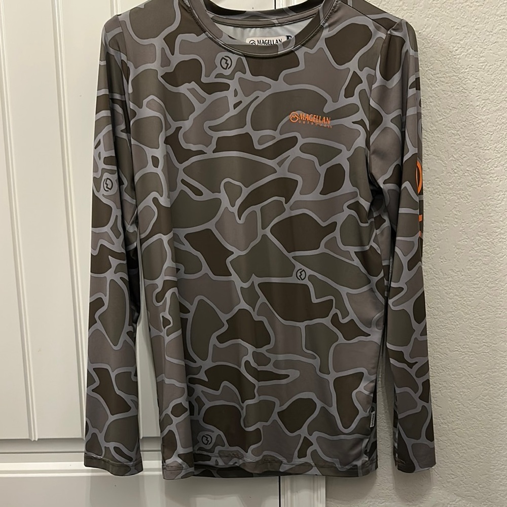 Two Magellan Long Sleeve Camo Shirt